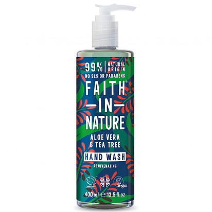 Savon liquide main Aloe Vera, 400ml Faith In Nature - Parashop