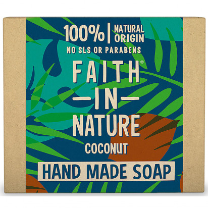 Savon solide Coco, 100h Faith In Nature - Parashop