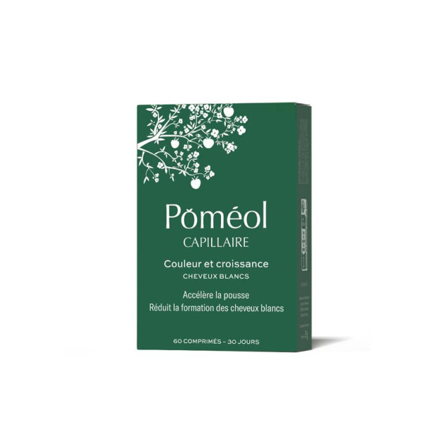 CHEVEUX BLANCS Couleur & croissance - 1 mois, 60 comprimés Poméol - Parashop