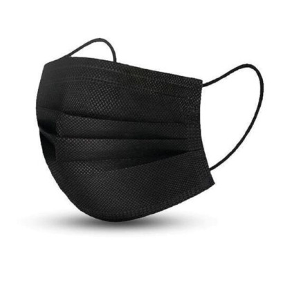 Masque chirurgical IIR Noir, x50
