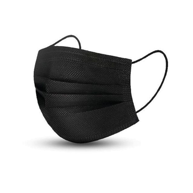 Masque chirurgical IIR Noir, x50