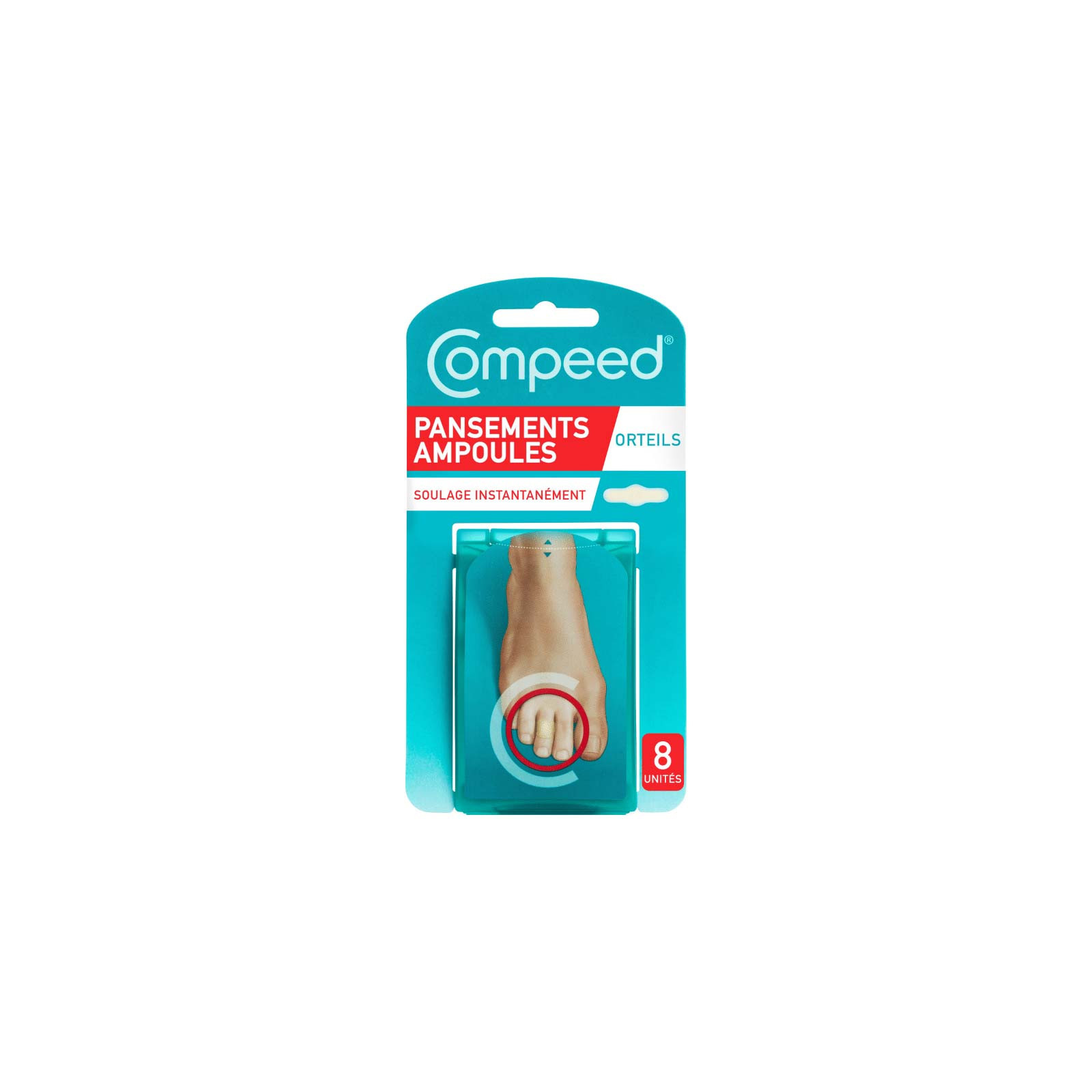 Compeed Ampoules aux Orteils, 8 unités