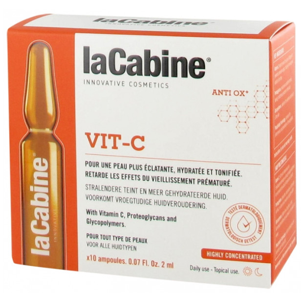 Vitamin C Ampoules, 10x2ml La Cabine - Parashop