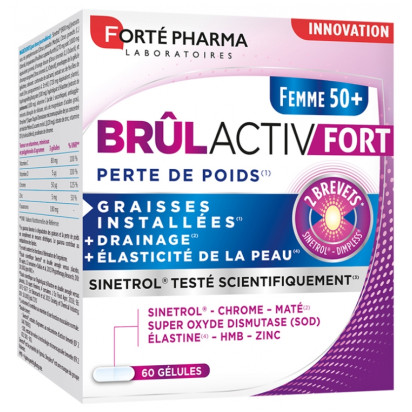 BRÛLACTIV FORT Perte de poids Femme 50+, 60 gélules