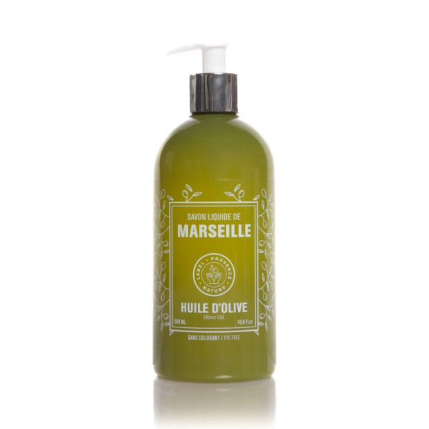 Savon liquide de Marseille huile d'olive, 500ml Bell Ânesse en Provence - Parashop