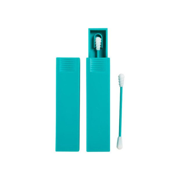 ACT'ECO Coton tige silicone lavable turquoise, 1 pièce