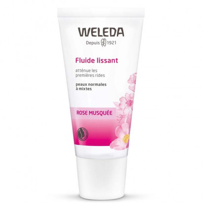 Fluide lissant à la Rose musquée, 30ml Weleda - Parashop