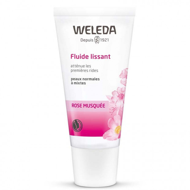 Fluide lissant à la Rose musquée, 30ml Weleda - Parashop