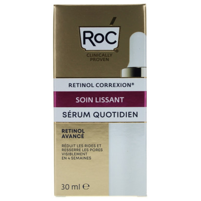 RETINOL CORREXION Soin lissant sérum quotidien, 30ml Roc - Parashop