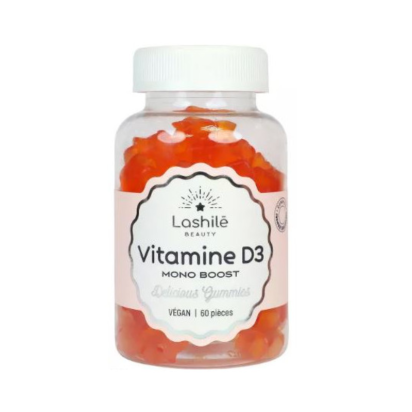 Vitamine D3, 60 gummies Lashilé Beauty - Parashop