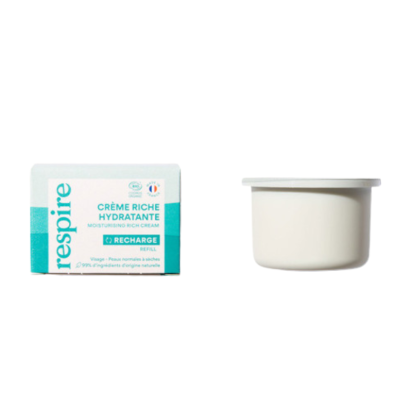 Recharge crème visage nourrissante, 50ml Respire - Parashop