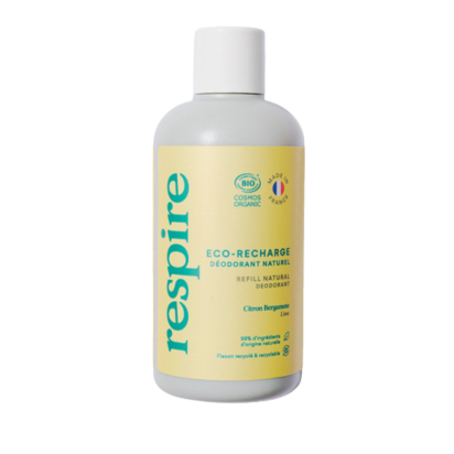 Éco-recharge déodorant Naturel Citron Bergamote, 150ml