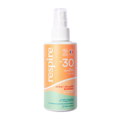 Spray solaire SPF30, 120ml Respire - Parashop