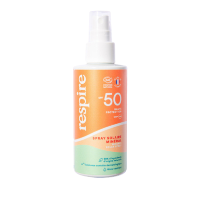 Spray solaire SPF50, 120ml Respire - Parashop