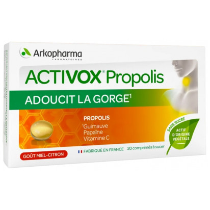 ACTIVOX Propolis miel-citron, 20 comprimés Arkopharma - Parashop