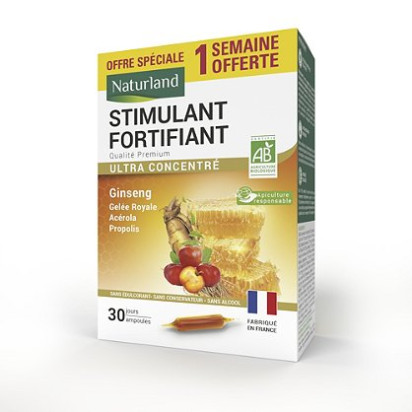 Stimulant Fortifiant Bio, 20x10ml + 10 offertes Naturland - Parashop