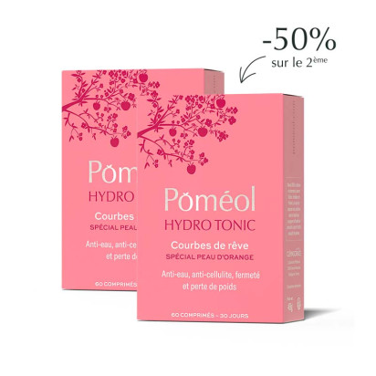 HYDRO TONIC Anti-cellulite peau d'orange, 2 mois - 120 Comprimés Poméol - Parashop