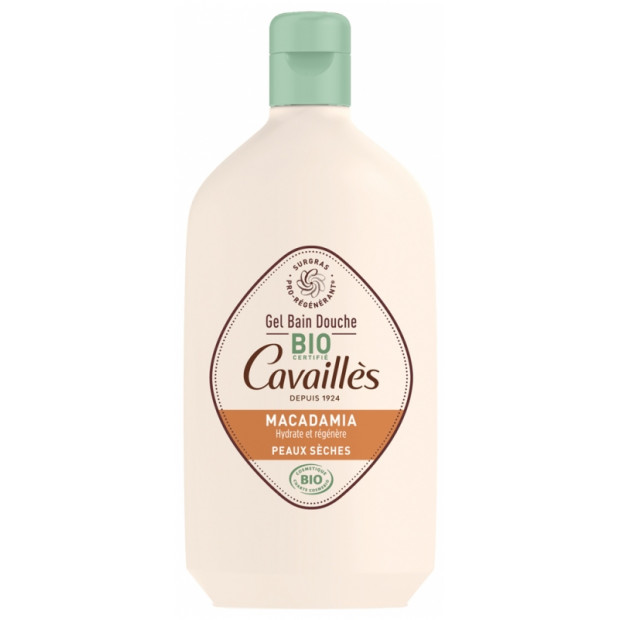 Gel bain & douche macadamia peaux sensibles, 400ml Rogé Cavailles - Parashop