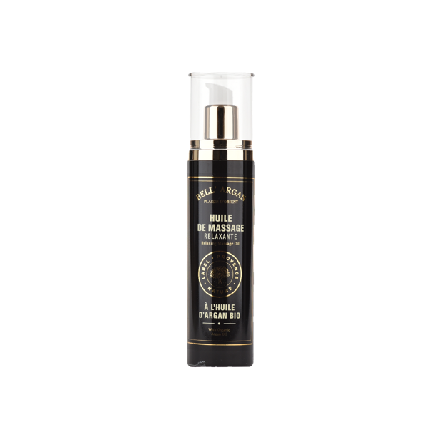 Huile de massage à l'huile d'Argan bio, 120ml