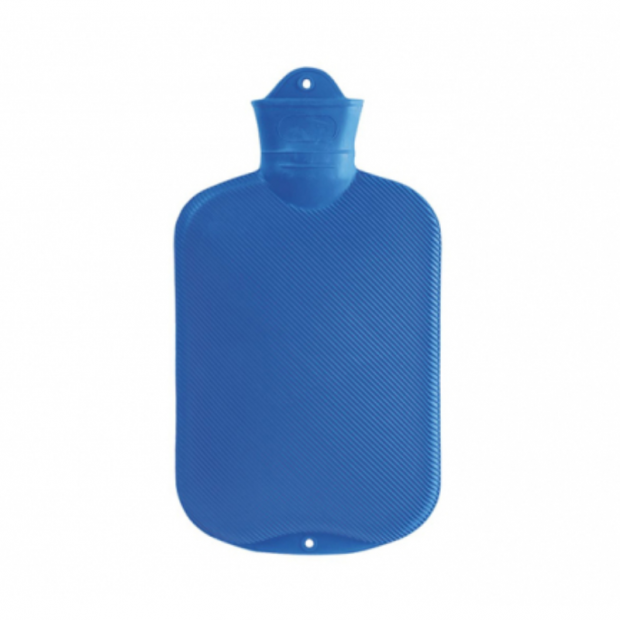 Bouillotte striée bleue, 2L Cosmetic European Distribution - Parashop