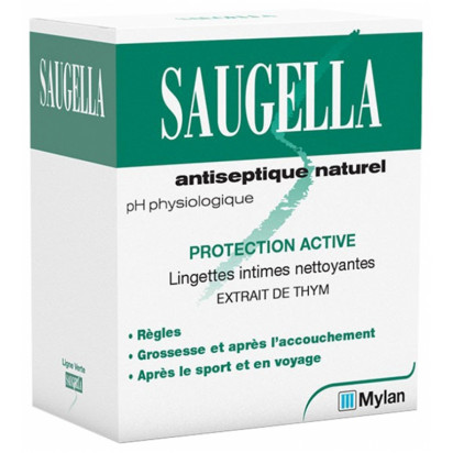 Lingettes antiseptiques, boite de 10