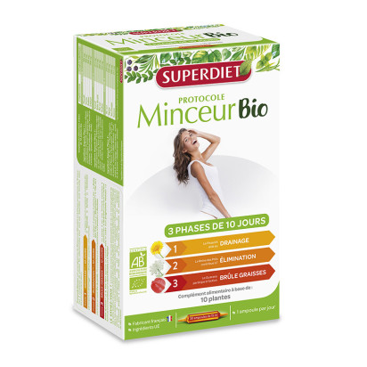 Protocole Minceur bio, 30 ampoules