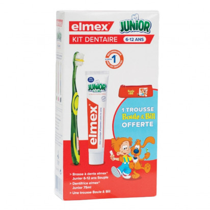 Kit dentaire junior 6-12 ans Elmex - Parashop