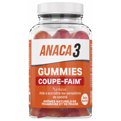 Coupe faim sans sucres, 60 gummies Anaca3 - Parashop