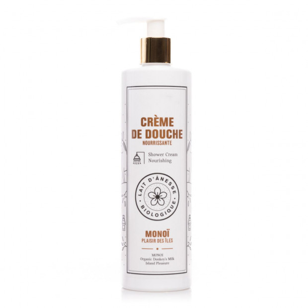 Crème de douche monoï au lait d'ânesse bio, 400ml Bell Ânesse en Provence - Parashop