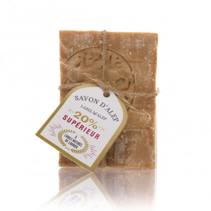 Savon d'Alep 20%, 220g Bell Ânesse en Provence - Parashop