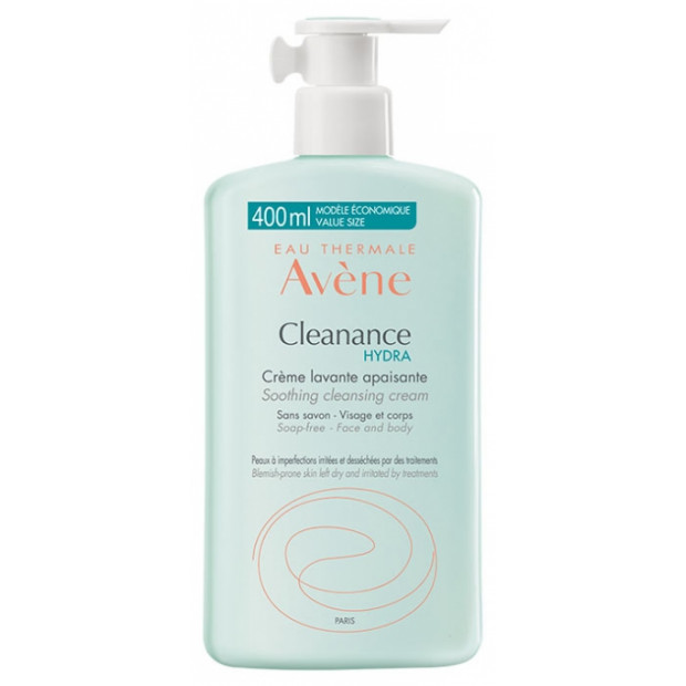 CLEANANCE Hydra crème lavante apaisante, 400ml Avene - Parashop