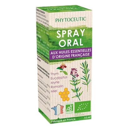 PRO ROYAL Spray gorge aux huiles essentielles bio, 15ml