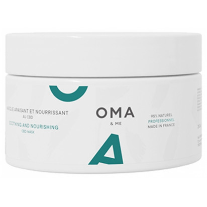 Masque apaisant et nourrissant au CBD, 250ml Oma & Me - Parashop