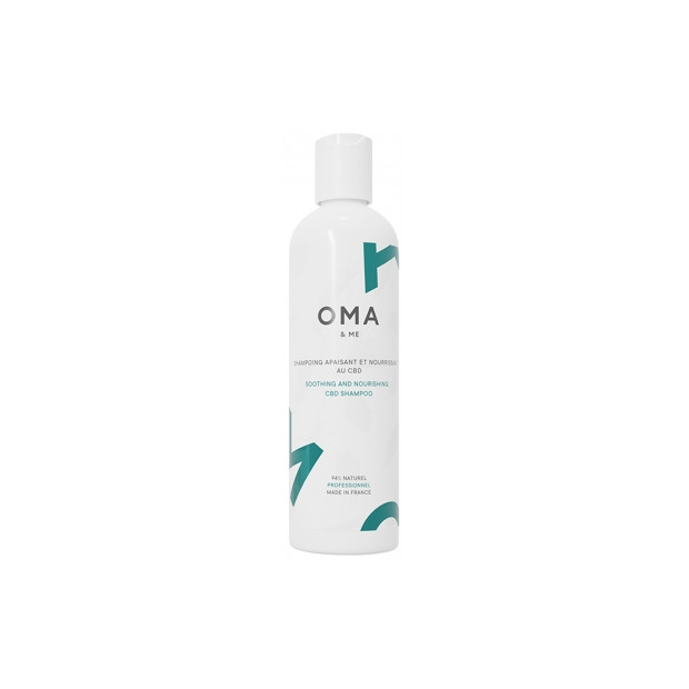 Shampoing apaisant et nourrissant au CBD, 250ml Oma & Me - Parashop