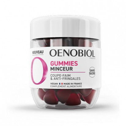 Minceur coupe faim & anti-fringales, 60 gummies Oenobiol - Parashop