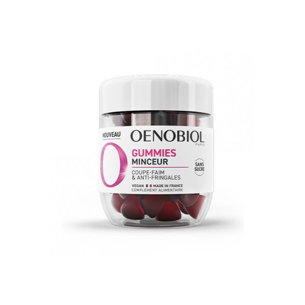 Minceur coupe faim & anti-fringales, 60 gummies Oenobiol - Parashop