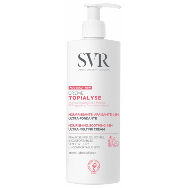 TOPIALYSE Crème nourrissante apaisante 48H, 400 ml SVR - Parashop