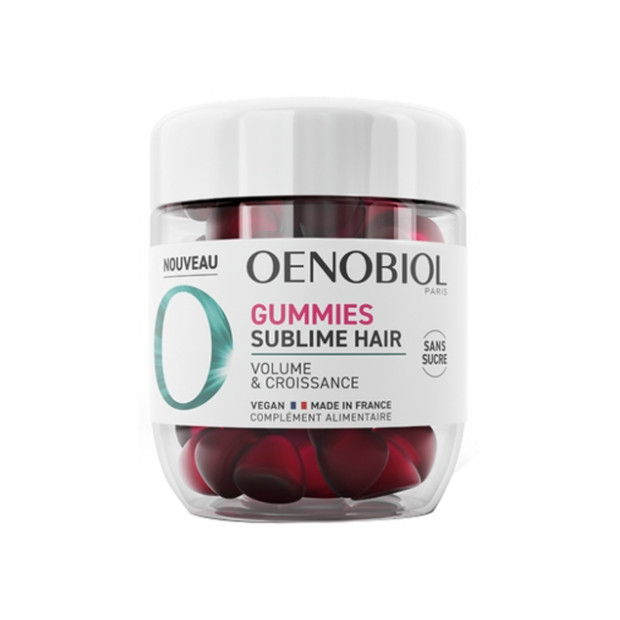 Sublime Hair volume & croissance, 60 gummies Oenobiol - Parashop