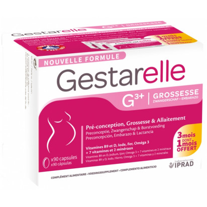 GESTARELLE G3+ Grossesse, 90 capsules Gestarelle - Parashop