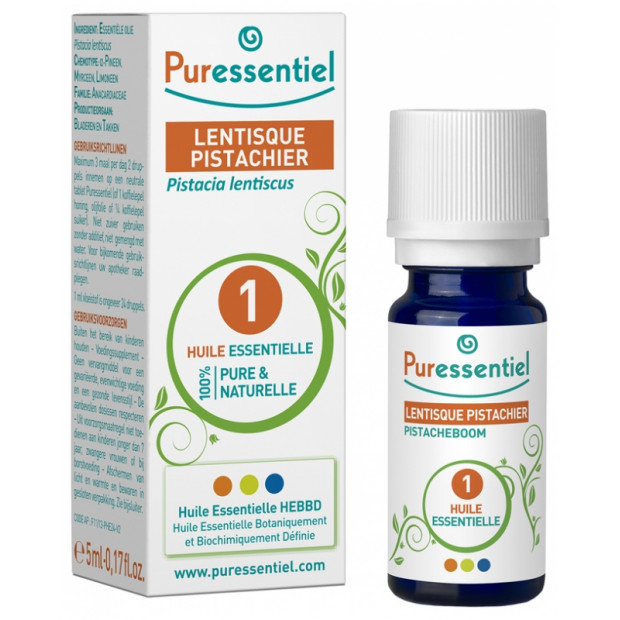 Huile essentielle lentisque pistachier, 5ml Puressentiel - Parashop