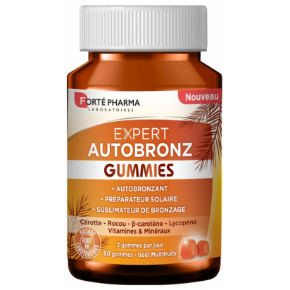 EXPERT Autobronzant, 60 gummies Forte Pharma - Parashop