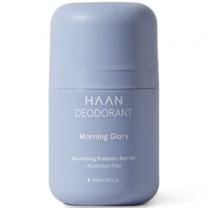 Déodorant rechargeable Morning Glory roll-on, 40ml Haan - Parashop
