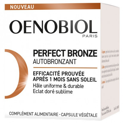 PERFECT BRONZE Autobronzant 1 mois, 30 capsules Oenobiol - Parashop