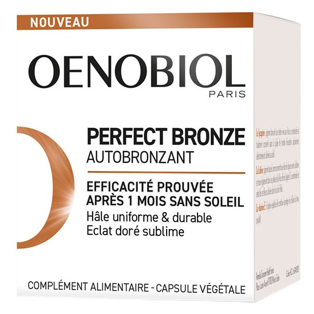 PERFECT BRONZE Autobronzant 1 mois, 30 capsules Oenobiol - Parashop