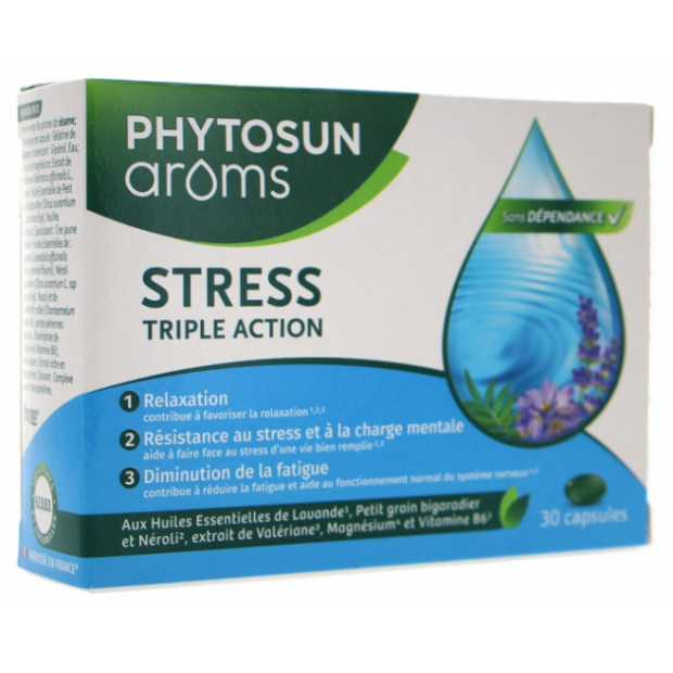 Stress triple action, 30 capsules Phytosun Aroms - Parashop