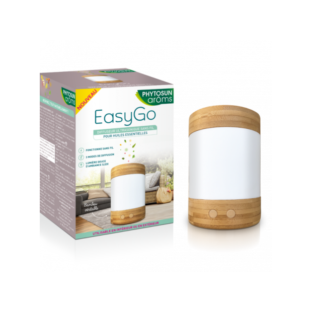 EASYGO Diffuseur huiles essentielles ultrasonique sans fil Phytosun Aroms - Parashop