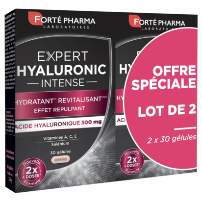 EXPERT Hyaluronic intense, lot 2x30 gélules Forte Pharma - Parashop