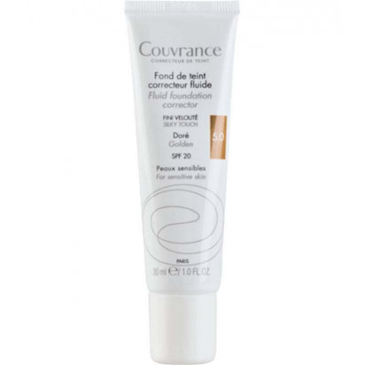 COUVRANCE Fond de teint correcteur fluide, Soleil (05), 30ml
