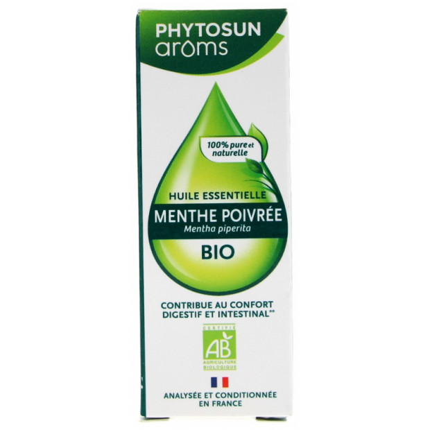 MENTHE POIVREE BIO (AB) - HUILE ESSENTIELLE 10 ML - Mentha Piperita