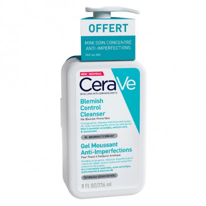 Gel moussant anti-imperfections 236ml + Mini soin soncentré anti-imperfections 3ml OFFERT